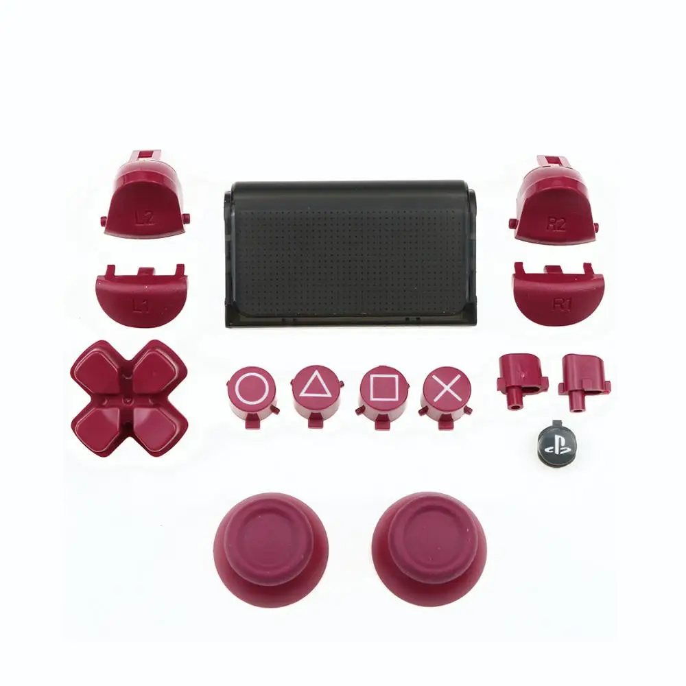 YuXi Full Set Touchpad Buttons Trigger L1 R1 L2 R2 Repair Parts for Sony PS4 Pro Slim PlayStation Controller jds 040 JDS-040 | Электроника