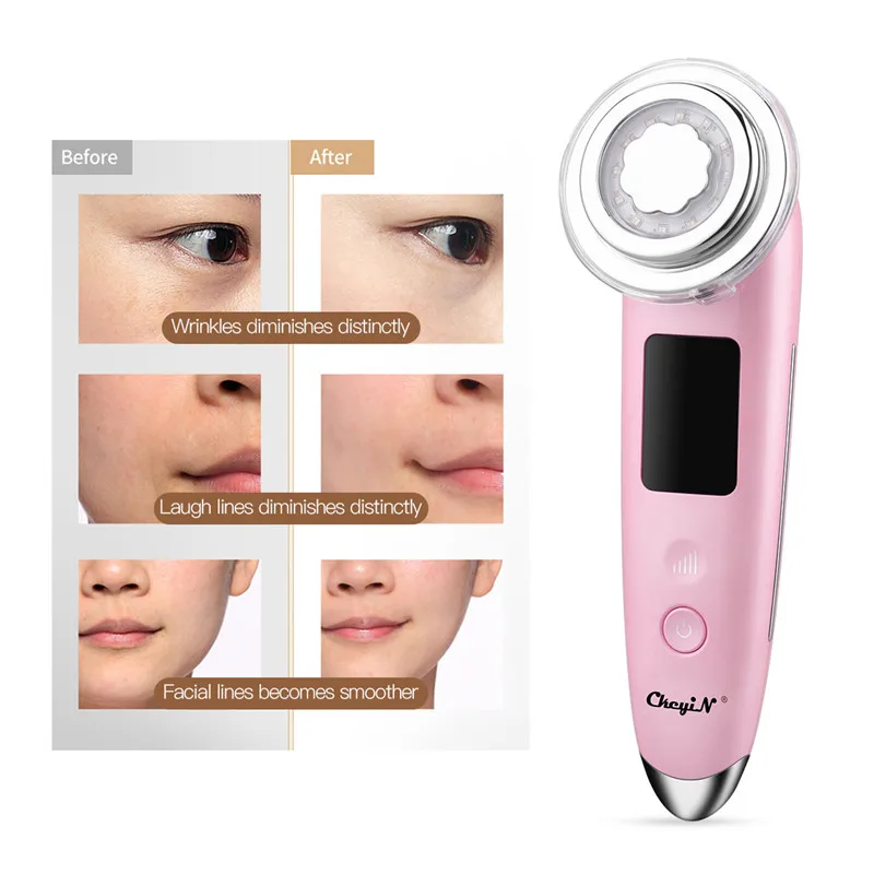 USB Перезаряжаемый массажер для лица подтяжки кожи омоложение светодиодный