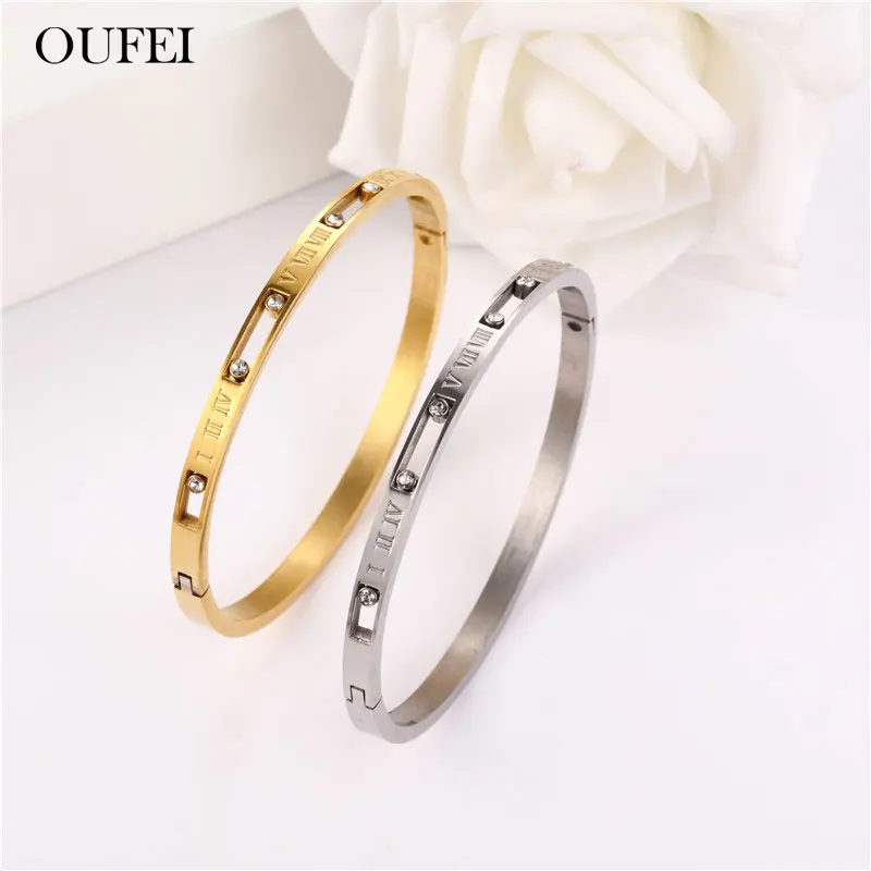 Женский Браслет манжета OUFEI браслет из нержавеющей стали модные ювелирные