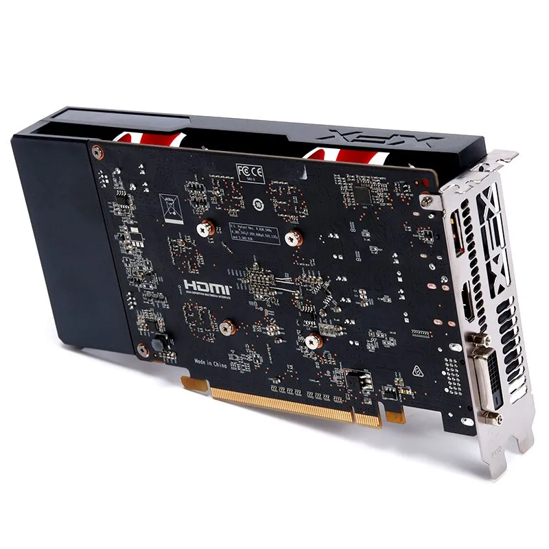 Игровая видеокарта XFX RX 550 4G GDDR5 6000 бит HDMI/DP/DVI МГц|Видеокарты| |