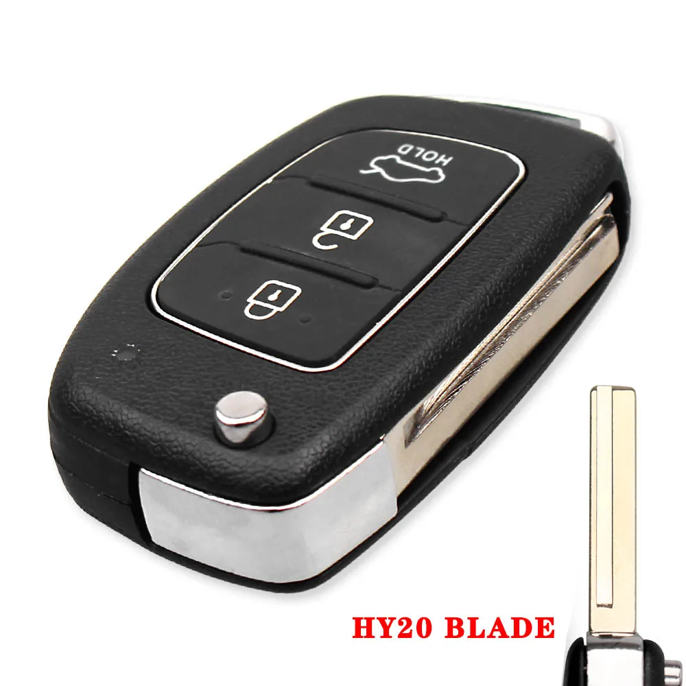 

Автомобильный ключ KEYYOU, складной ключ с 3 кнопками для Hyundai Solaris IX35 IX45 ELANTRA HB20 Verna Solaris, дистанционное заготовки в корпусе