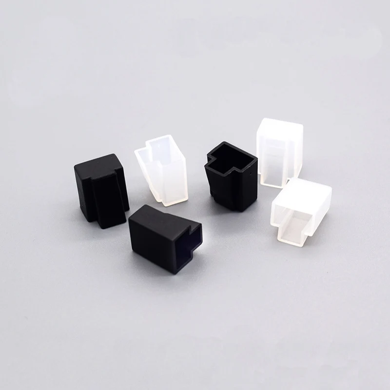 Сетевой разъем OULLX RJ45 Защитная крышка для Cat5e Cat6 Cat7|Компьютерные кабели и разъемы|