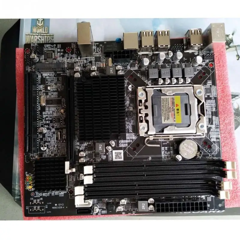 Intel X58 ICH10 разъем LGA 1366 материнская плата mикро ATX 32 GB 4 DDR3 1066 1333 1600 ECC REG сервер для