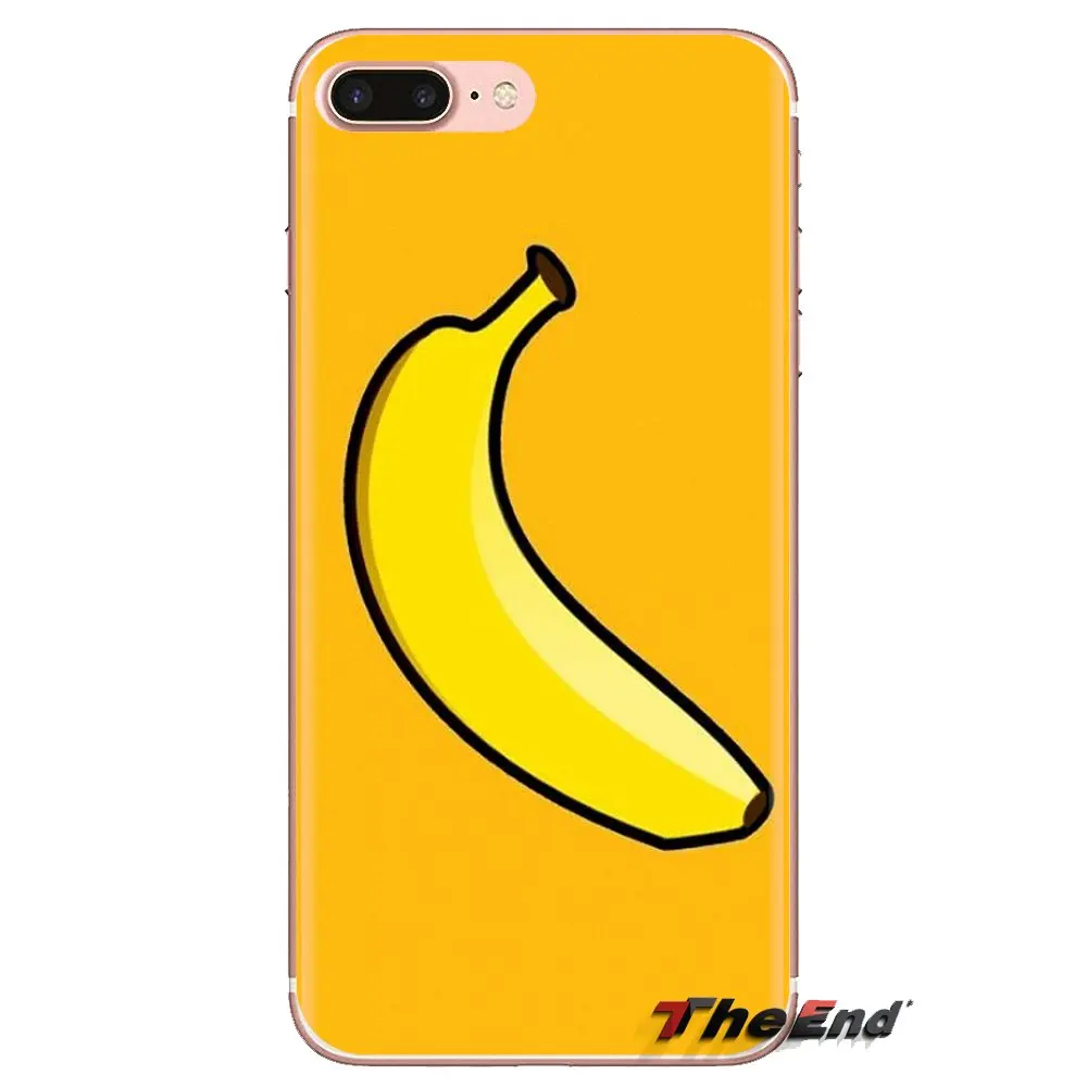 Комиксов фрукт банан Забавный силиконовый чехол для huawei Honor 7X V10 6C V9 6A играть 9
