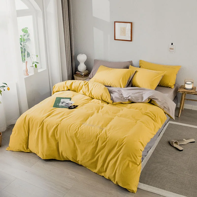 Alanna Модный комплект постельного белья из чистого хлопка а/б двусторонний узор