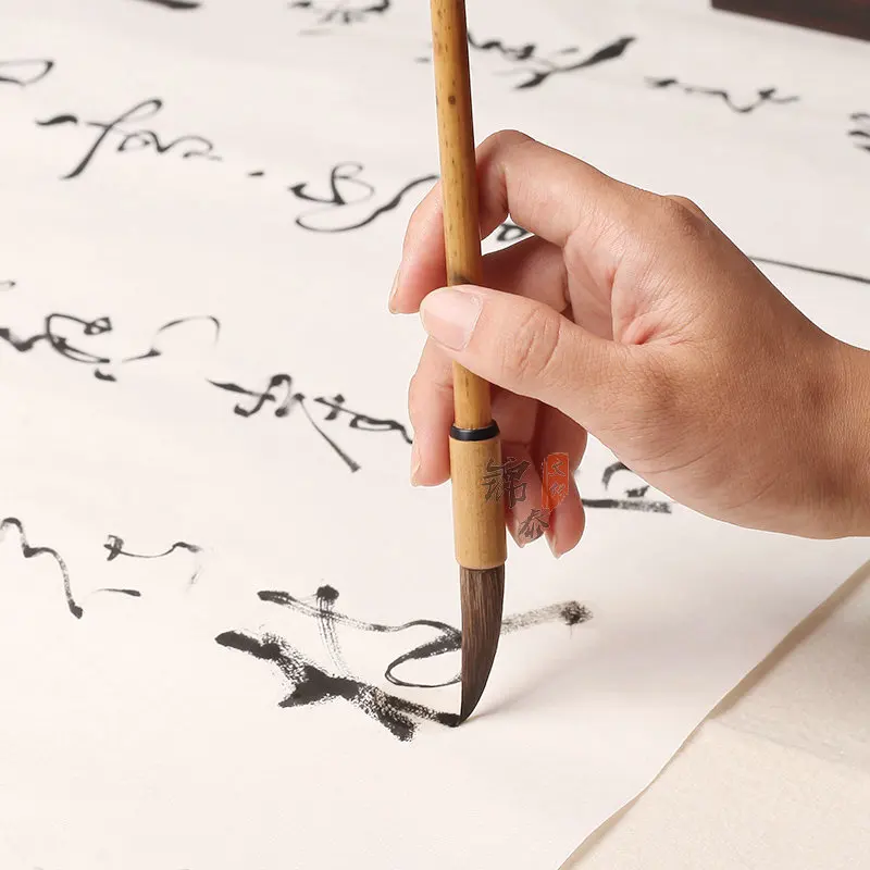 Mouse Whisker Multiple Hair Brush Pen Chinese Calligraphy Caligrafia Tinta China Official Script Paintiing Writing | Канцтовары для