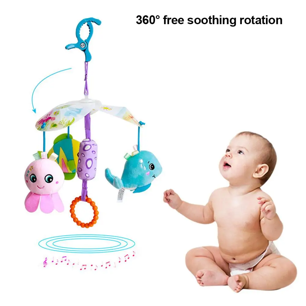 

Baby Plush Cartoon Hanging Toys With Clips For Babies Kids Toddlers Stroller Car Seat Pram Crib Toy Rattle 0 - 24 Months