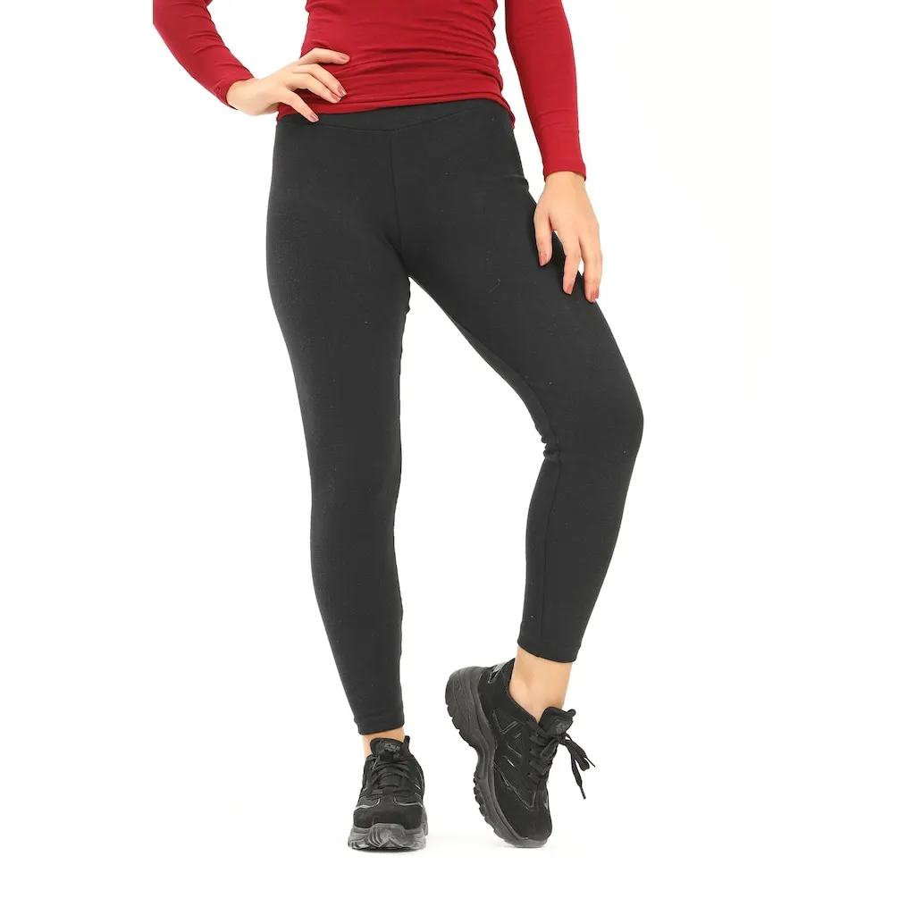 Women Leggings Black Sardonlu