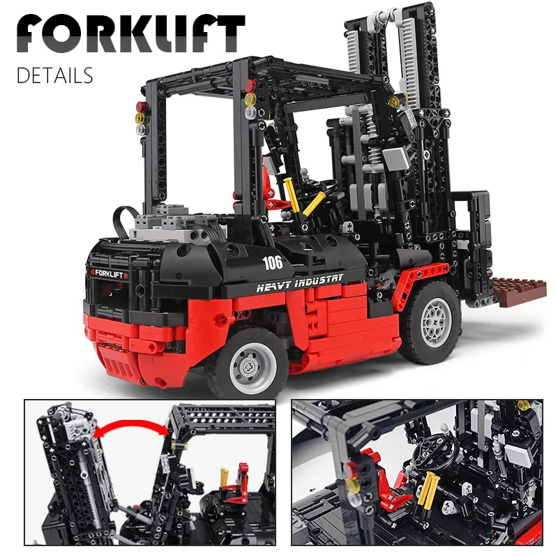 Высокотехнологичный моторный автомобиль Mould King совместимый с двигателем 3681