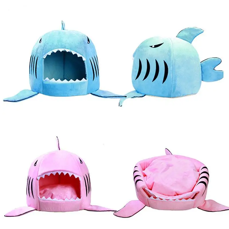

Pets House Cat Bed Soft Pet Cushion Dog House Shark for Sleeping Sofa Bed Puppy Large Medium Small Dogs Pet