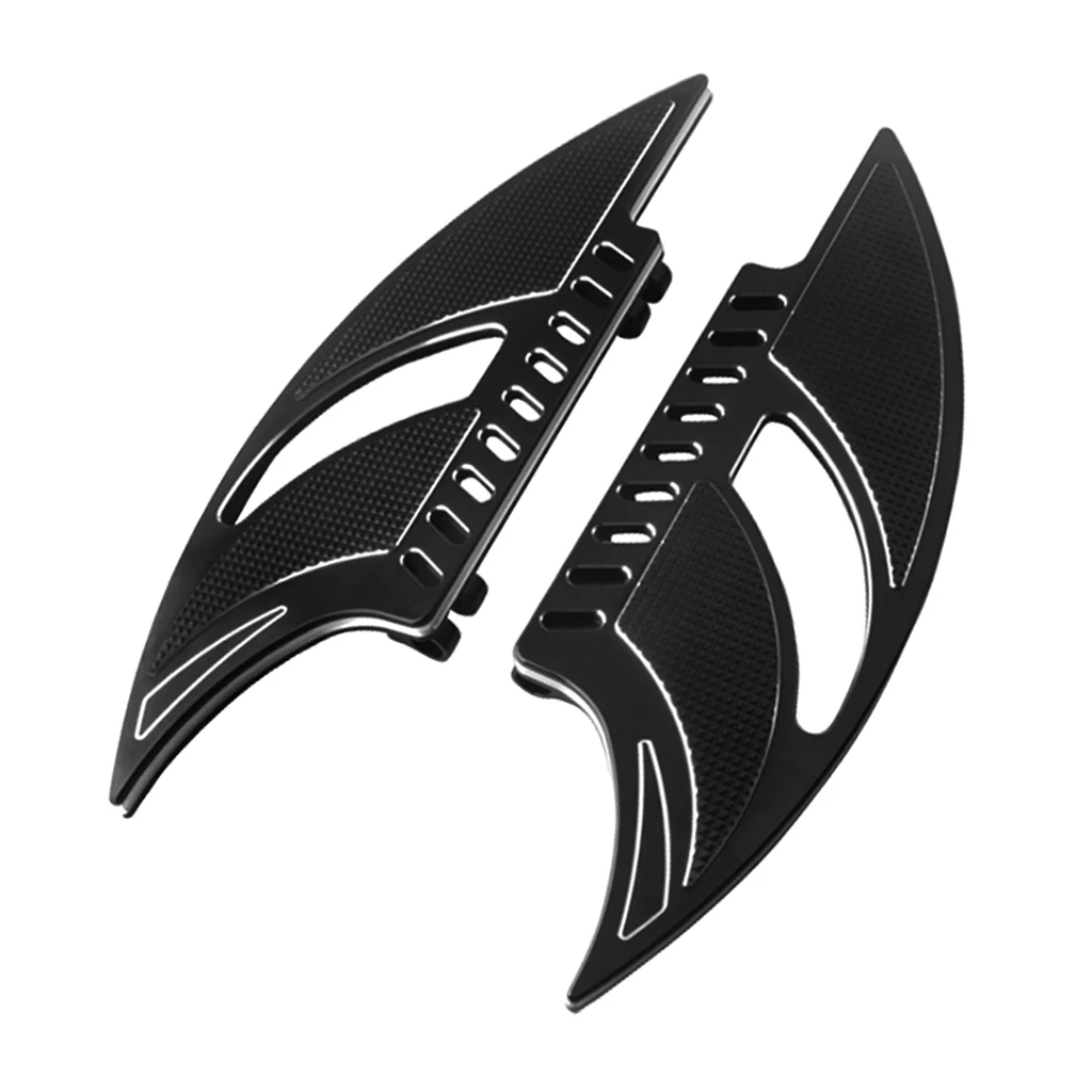 2 шт. мотоциклетные подножки металлические для ног Harley Electra Glide Dyna Black|Подставки