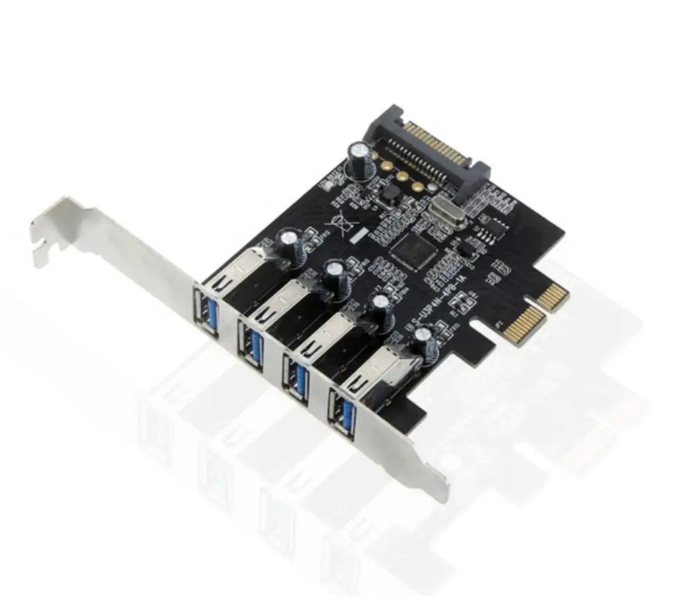 Карта ULS Pci-e USB3.0 суперскоростная 5 Гбит/с 4 порта USB 3 0 PCI-E Экспресс-карта
