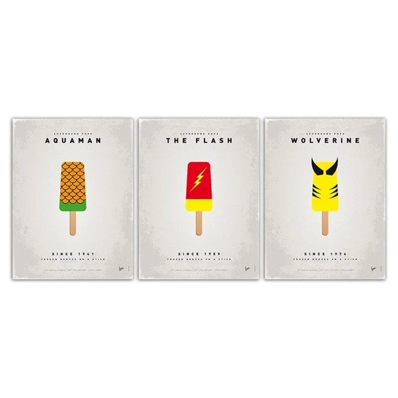 Модный стиль украшения кухонный лед на палочке и буквы скандинавские холщовые