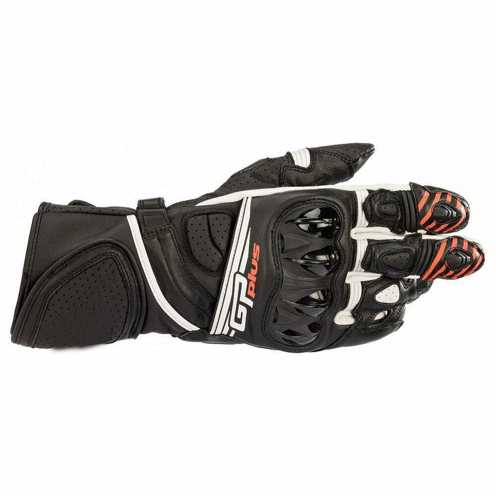 

Motorcycle Motocross Alpine gp plus Gloves 100% Genuine Leather Speed Moto Gp Racing Long Style Gloves All Sizes M-XXL