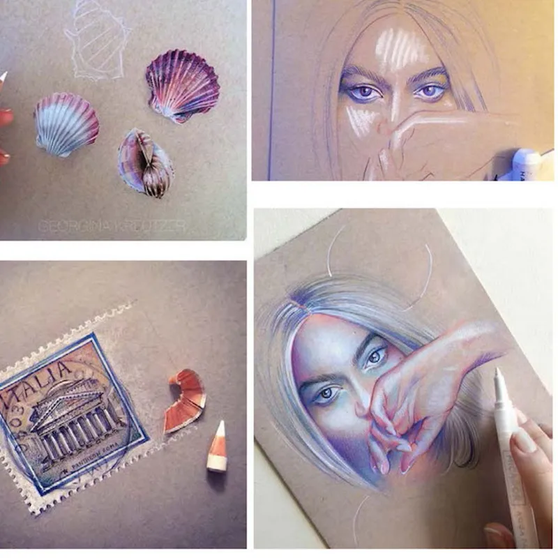 Тетрадь для скетчинга Strathmore коричневый/серый цвет в ассортименте|Бумага