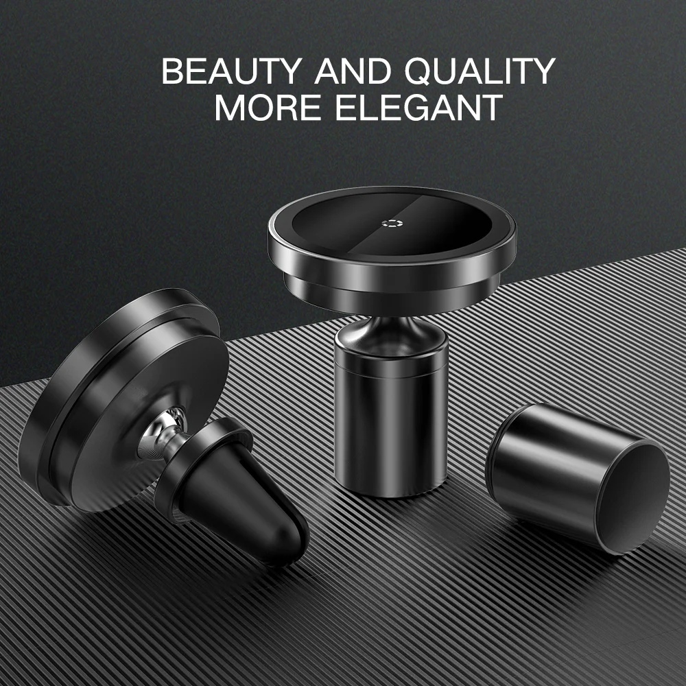 

For Magsafe Car Phone Holder Magnetic Wireless Charger Mount Stand For iPhone 12 Pro Max 12 Mini Magsafing Car Charger Holder