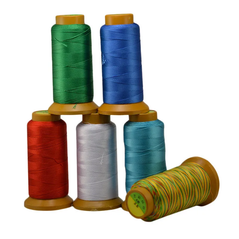 Многоцветная нейлоновая нить 0 5 мм шелковая для бисера шитья веревка свадебного