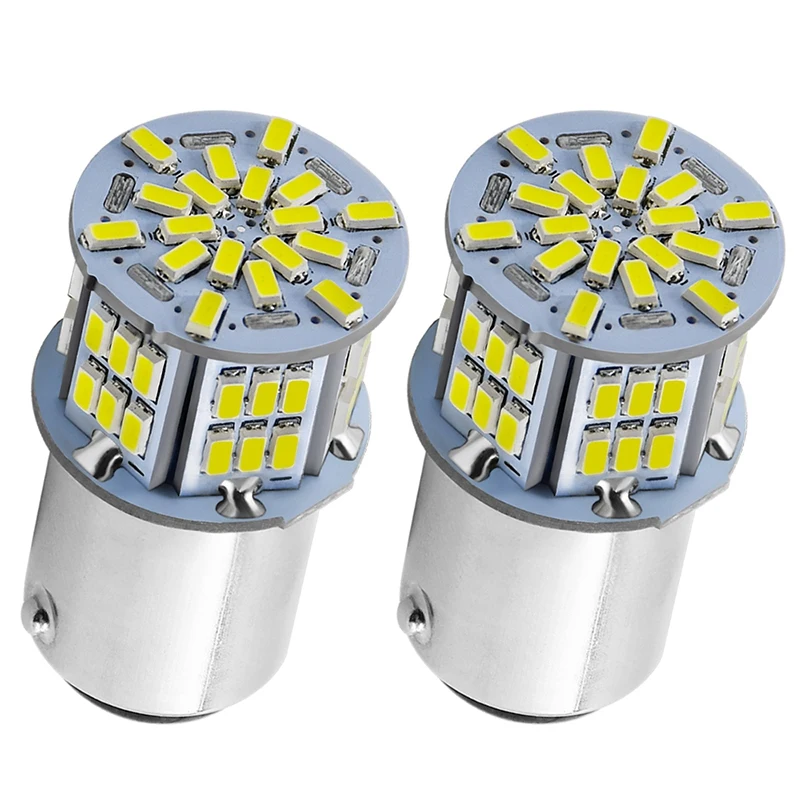 

1156 LED Bulb White 1003 BA15S 1141 7506 LED Light Bulbs for RV Car Camper Trailer Interior Indoor Lights, 2835 54-SMD