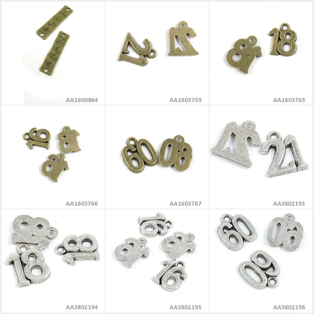 Подвеска для ювелирных изделий в старинном стиле 60 ярлыков 16 18 21 знаков жизни