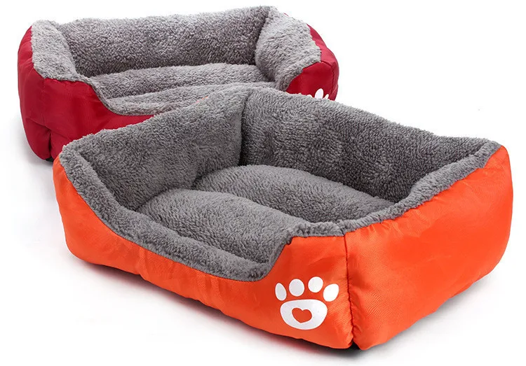 

Colorful Leopard Print Pet Cat Dog Bed Mats Washable Warm Kennels Doghouse