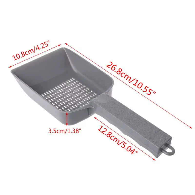 

Indoor Sand Shovels Portable Durable Plastic Practical Cleaning Cat Pet Litter Scoop Shovel Pets Supplies 090C