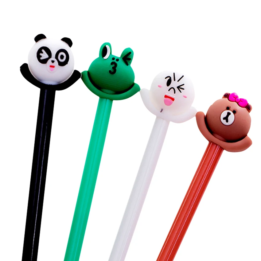 Ручка гелевая с черными чернилами 0 5 мм 4 шт./лот | Дом и сад