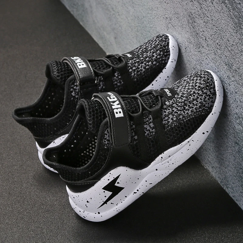 Летняя детская обувь Кроссовки для мальчиков и девочек Повседневная с дышащей