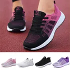 Легкие женские кроссовки для бега Bjakin, летняя дышащая Спортивная обувь из сетчатого материала на шнуровке, трендовая дешевая прогулочная обувь для девочек, 2020