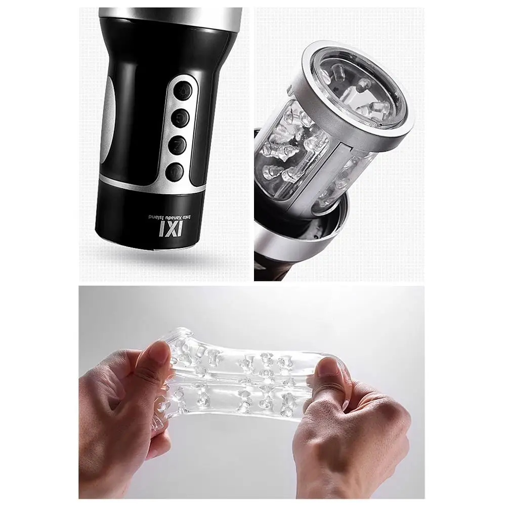 Полностью автоматическая электрическая мастурбация многоскоростная толкающая