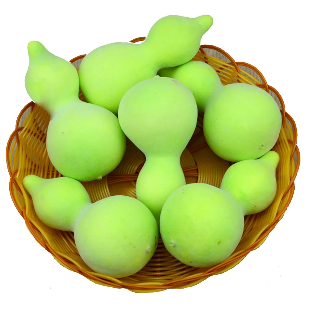 

kids children toys hotel bar cafa restaurant store shop decor calabash cucurbit bottle gourd artificial fake vegetables model