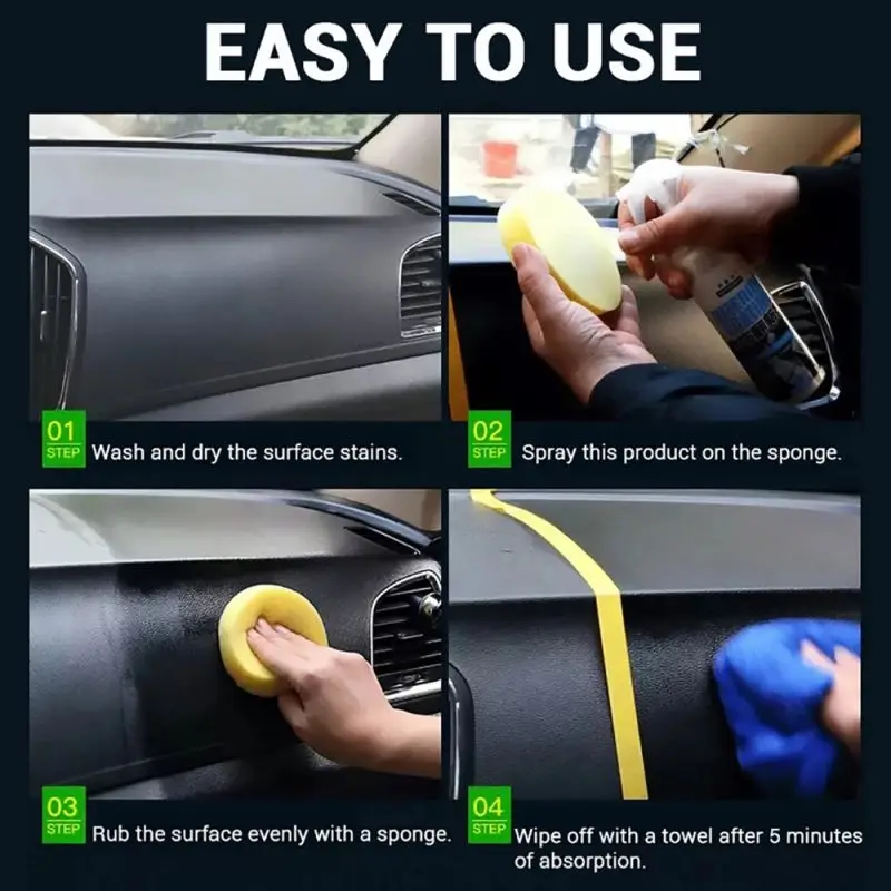 

30ml Car Plastic Parts Retreading Agent Wax Instrument Panel Retreading Agent Renovated Coating Automotive Cleaner Maintenance