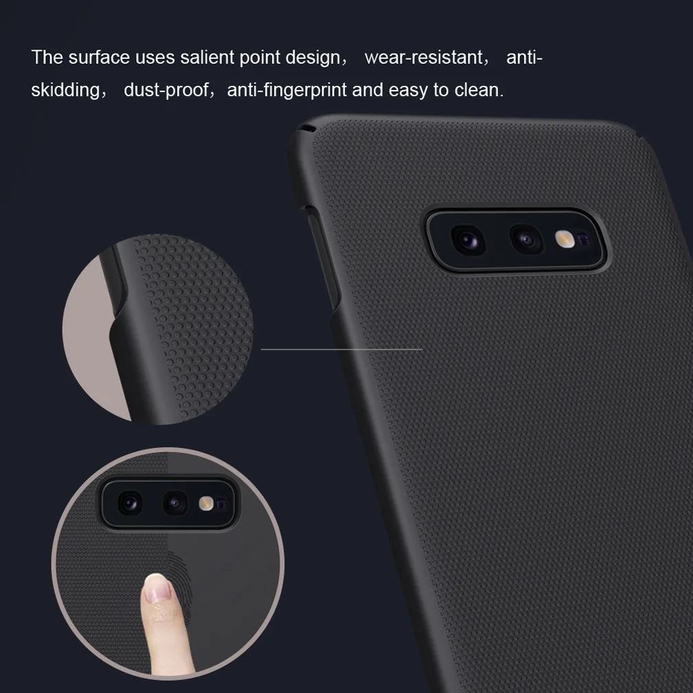Для samsung Galaxy S10e чехол Nillkin Матовый Щит Жесткий чехол для samsung Galaxy S10e s10 lite 5,8''