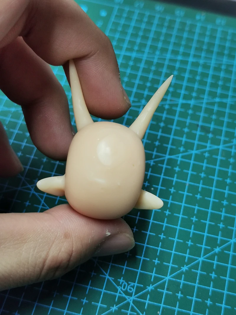 1/6 масштаб привидение девушка Неокрашенная голова модель язык Out Asquint Eyes для 12