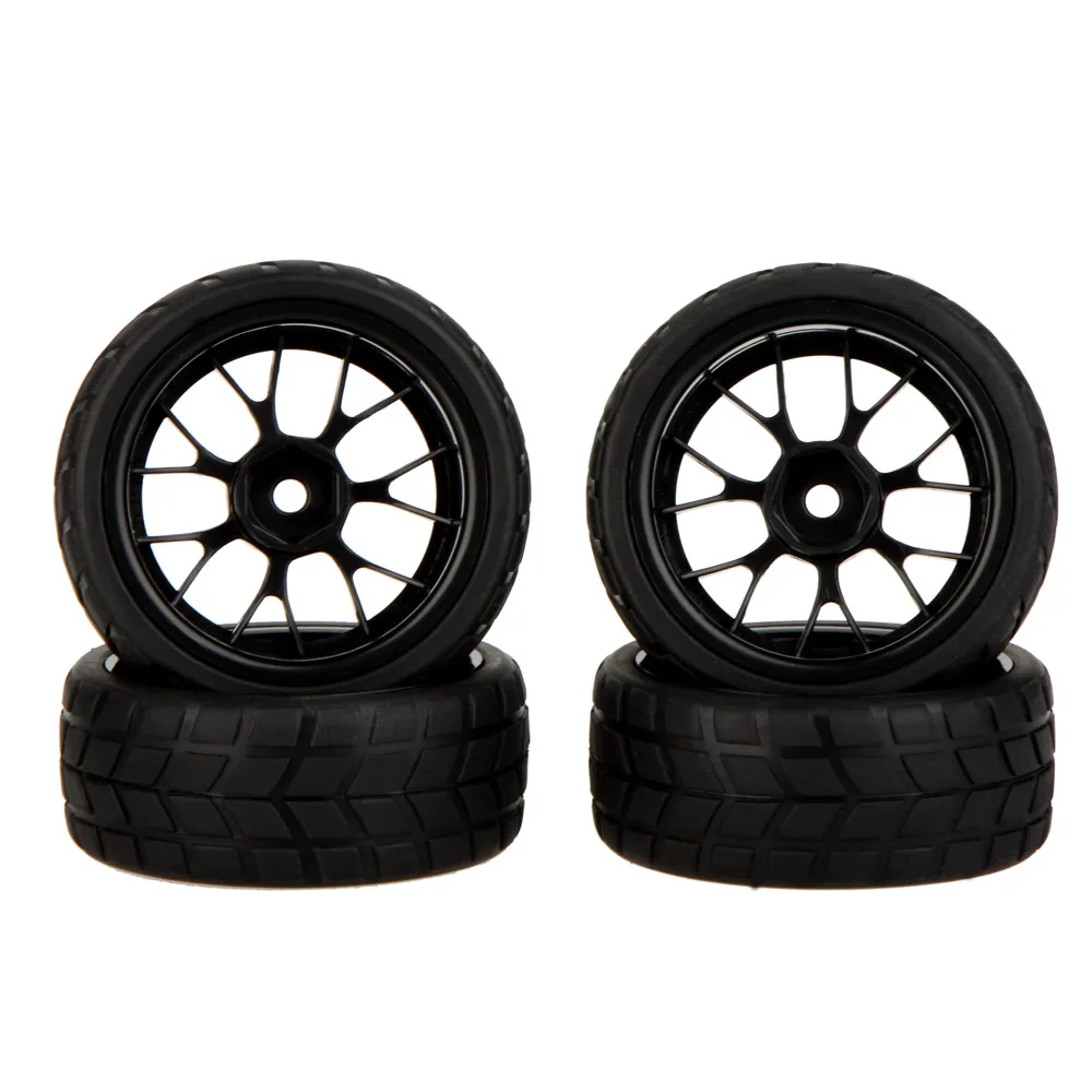 

GoolRC 4Pcs High Performance 1/10 Rally Car Wheel Rim and Tire 20101 for Traxxas HSP Tamiya HPI Kyosho RC Car