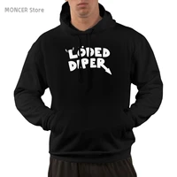 2021 new fashion loded diper diary of a wimp kid hoodie men harajuku loose streetwear top pullover hoody
