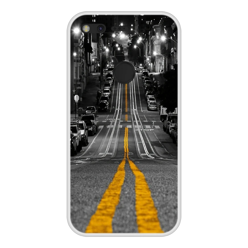 Чехол для Google Pixel XL Мягкий Силиконовый ТПУ шикарный рисунок с рисунком чехлы