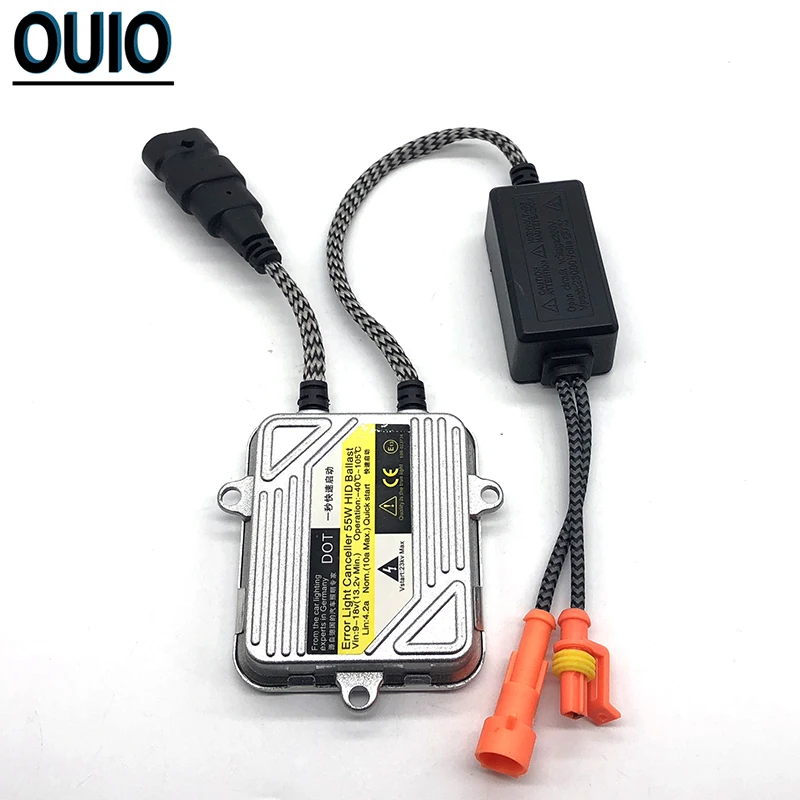 55 Вт HID ксеноновый комплект для быстрого запуска автомобильных фар лампы H1 H3 H4