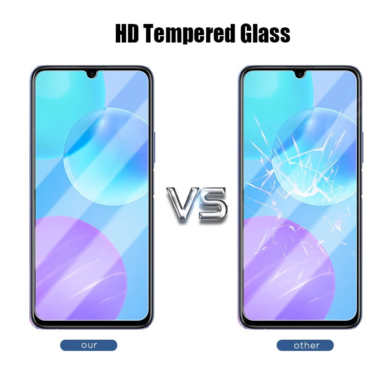 Закаленное стекло для huawei honor 10 20 lite Pro 10i 20i 8x 9 10x 9c 8c 3 шт. | Мобильные телефоны и