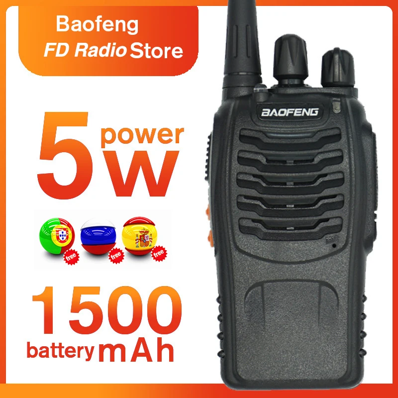 

Портативная рация Baofeng BF 888S, любительская радиостанция bf 888S 5 Вт, двухсторонняя радиосвязь, УВЧ трансивер, радиокомплект с наушником, Любител...