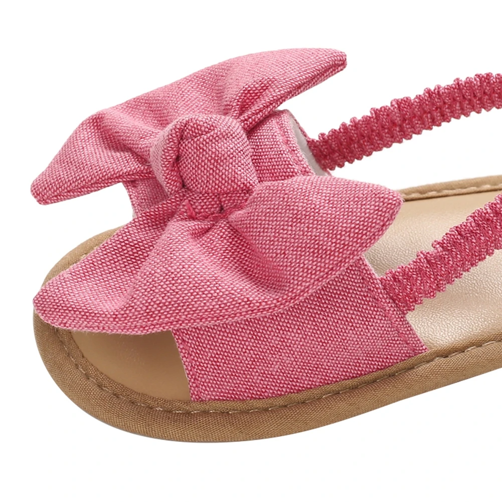 Сандалии детские летние с большим бантом для девочек | Мать и ребенок