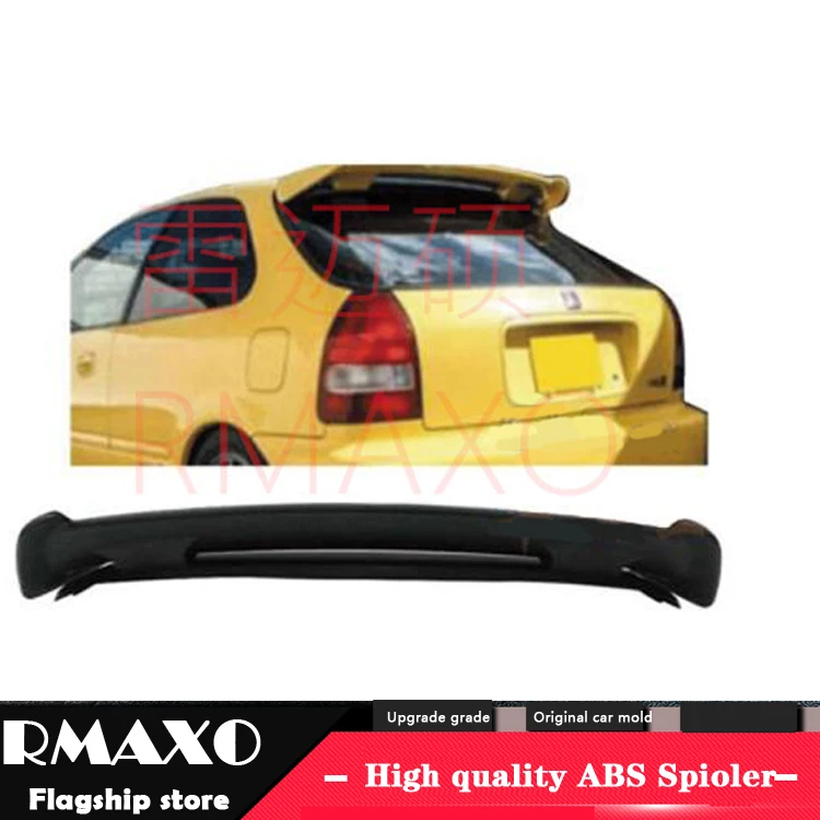 

Спойлер для хэтчбека Civic 1996-2000, спойлер для Honda Civic, задний цветной спойлер из АБС-пластика для заднего крыла автомобиля