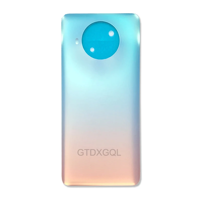 6 67 glass back door cover for xiaomi redmi note 9 pro 5g rear battery housing door mobile phone housing case replacement free global shipping