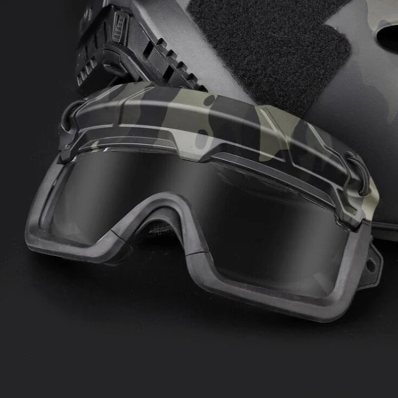 

Tactical Airsoft Shooting Goggles Military Helmet Anti-Fog Eyewears Hunting Paintball CS Wargame Protection Safety Goggles