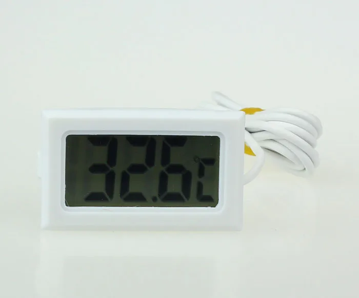 Ouhaobin Digital thermometer Mini LCD display High Temperature Thermometer With Probe Celsius 1meter molded case probe | Безопасность и