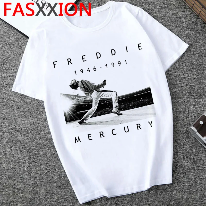 Мужская футболка Freddie Mercury в стиле хип хоп 2020 Харадзюку модная мужская 90 х с