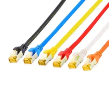 (12pcs/Pack) 10Gigabit 500MHz RJ45 Ethernet CAT6A SFTP Patch Cord Network Cat 6a Patch Cable LSOH Shielded 0.25/0.5/1/2/3/5m
