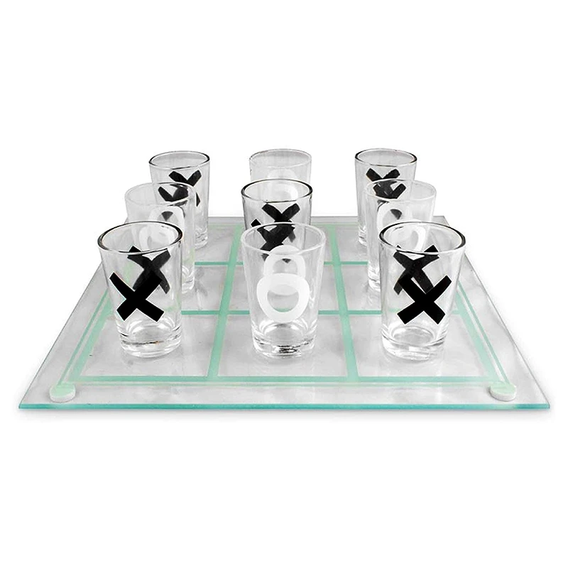 

Fairly Odd Novelties Shot Glass Drinking Game Set for Party Desk Board Game for Adults Friends Hacing Fun