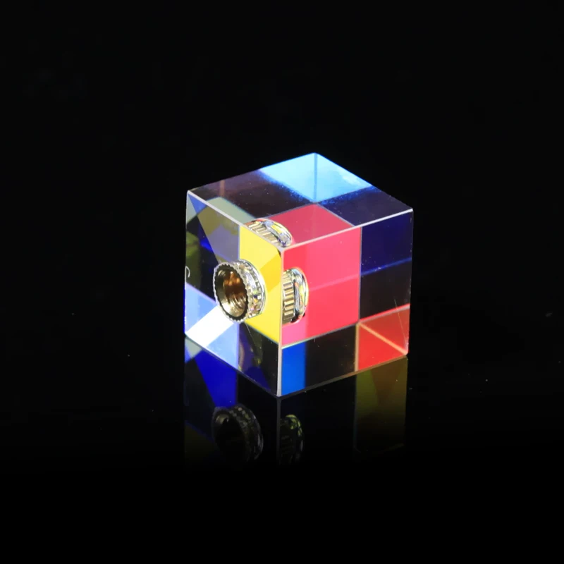 

50*50*50mm/1.96*1.96*1.96in Cubic Science Cube Optical Prisma Photography with Hexahedral Prism Home Decoration Prism Glass