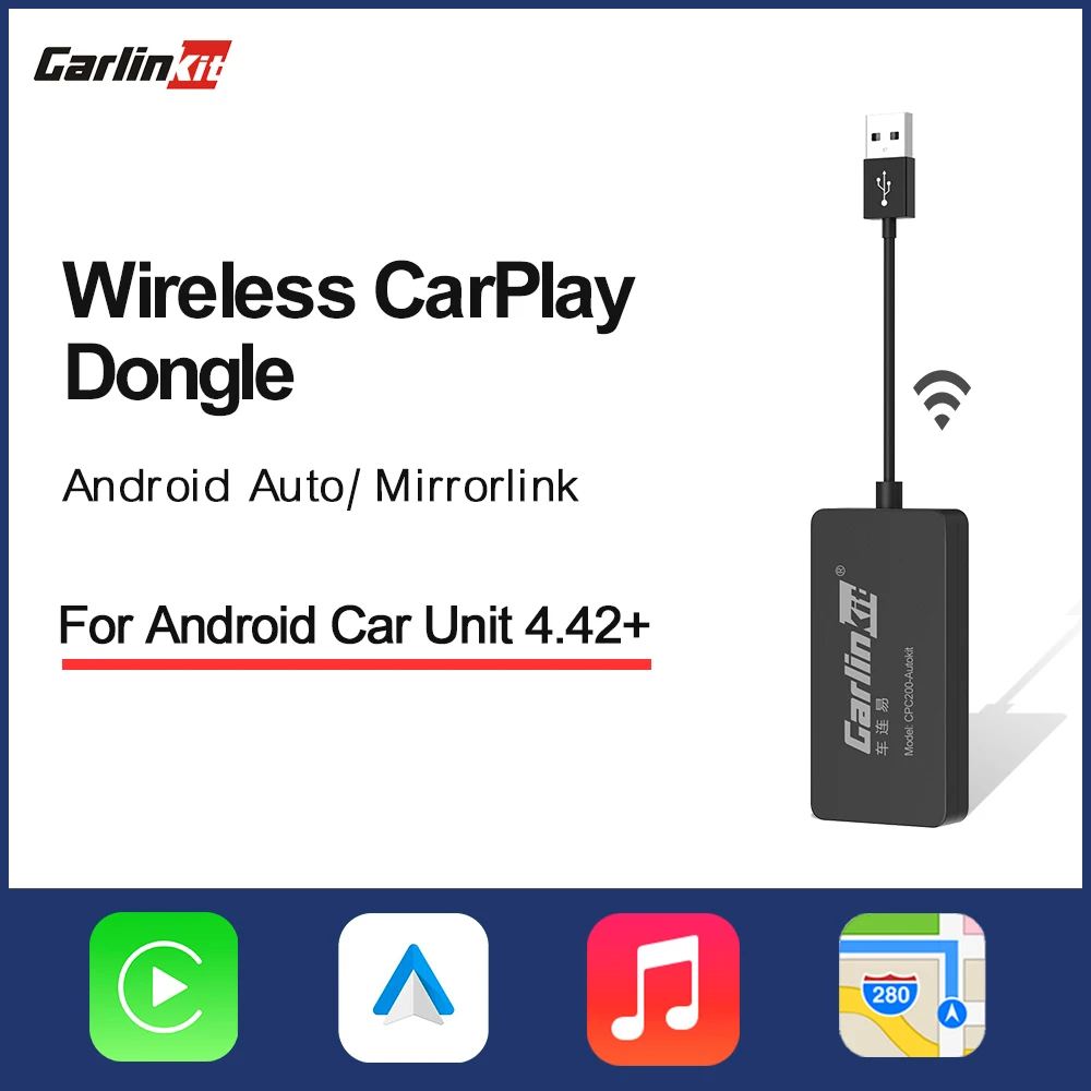 

Carlinkit USB Смарт-соединение беспроводной Android автомобильный ключ CarPlay для установки Android автомобильный мультимедийный плеер AirPlay USB автомобиль...