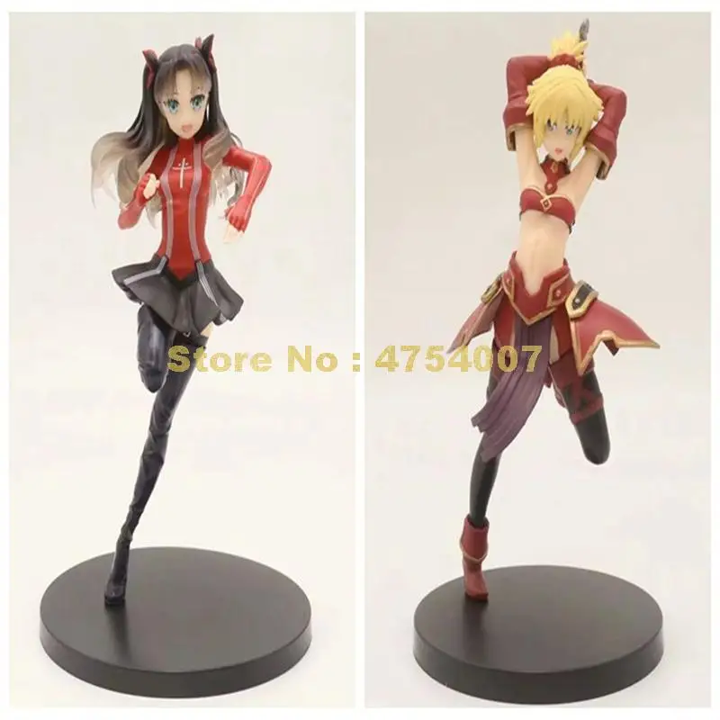 Фигурка саблей красного цвета из ПВХ линейка Мордред Рин аниме fate/ stay night